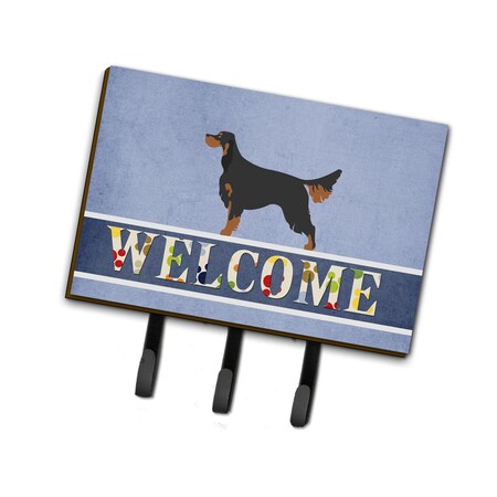 Carolines Treasures Gordon Setter Welcome Leash or Key Holder BB8274TH68